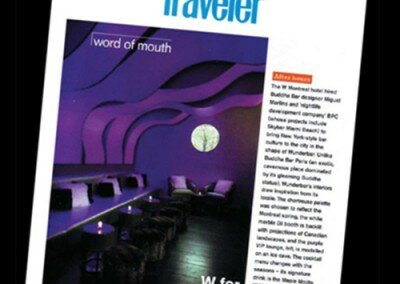 Condé Nast Traveler word of mouth